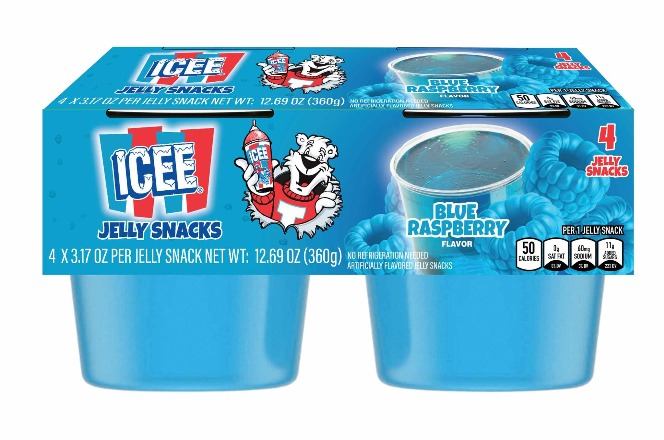 ICEE® Jelly Snacks 4pk Blue Raspberry Flavor