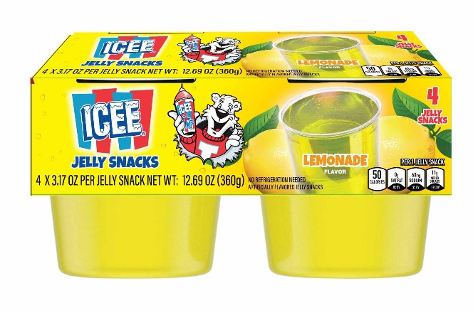 ICEE® Jelly Snacks 4pk Lemonade Flavor