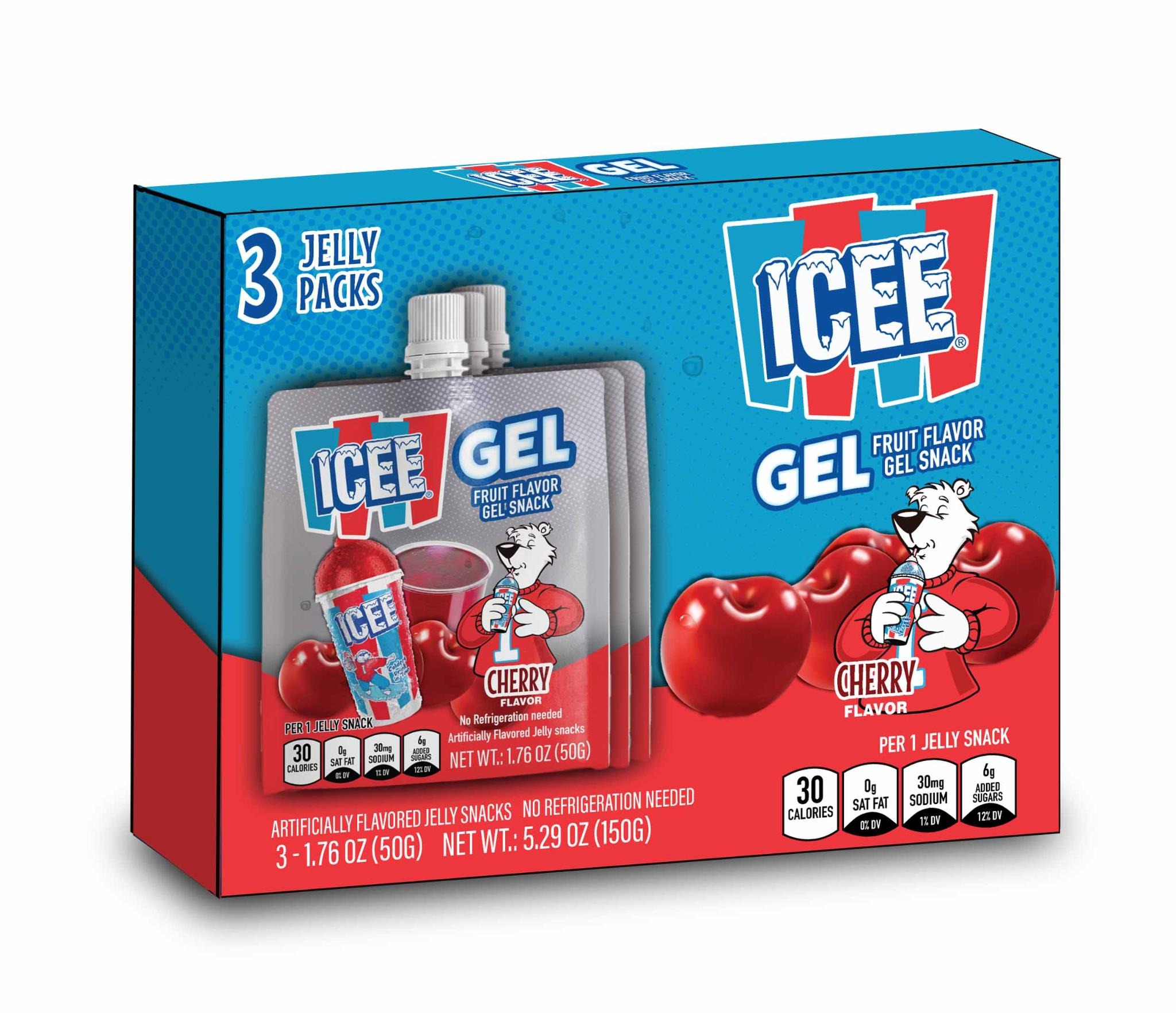 ICEE® Gel Snacks 50g x 3 Cherry Flavor