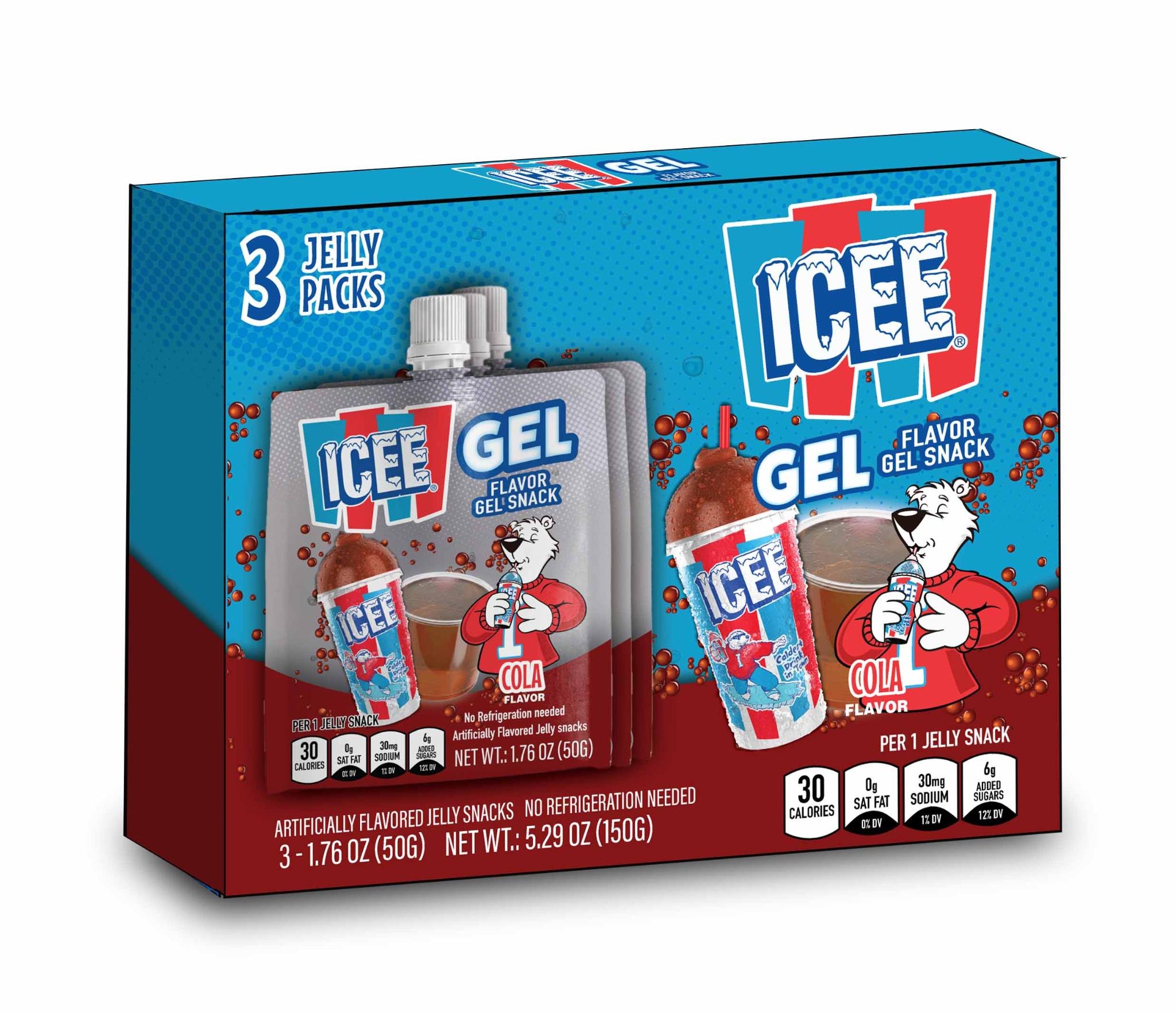 ICEE® Gel Snacks 50g x 3 Cola Flavor