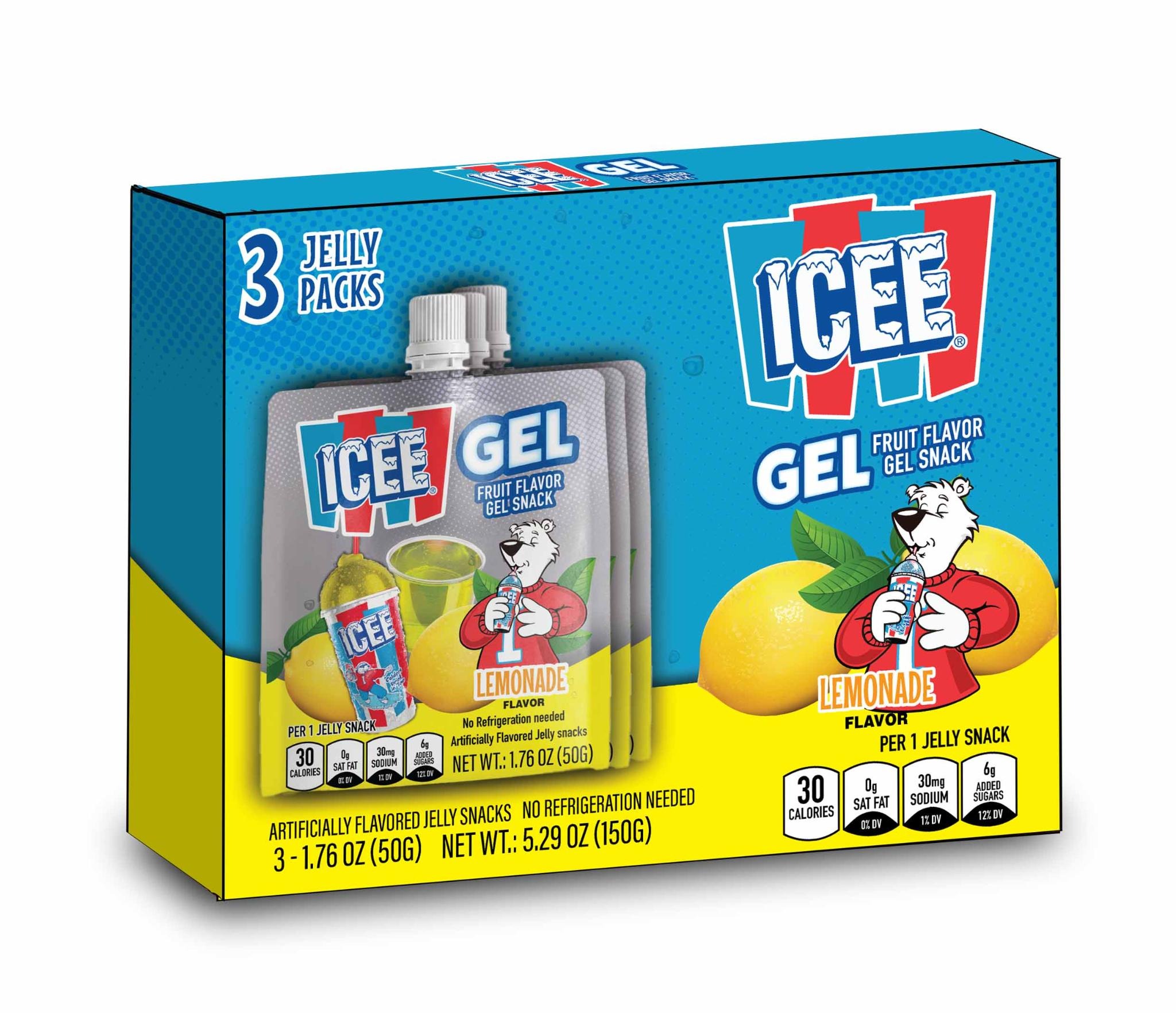 ICEE® Gel Snacks 50g x 3 Lemonade Flavor