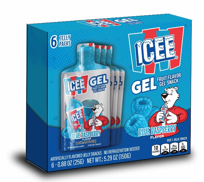 ICEE® Gel Snacks 25g x 6 Blue Raspberry Flavor